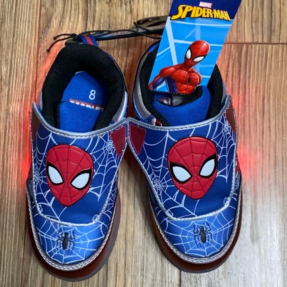 Toddler Light Up Spider Man Shoes